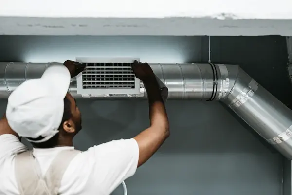 Air duct installation project